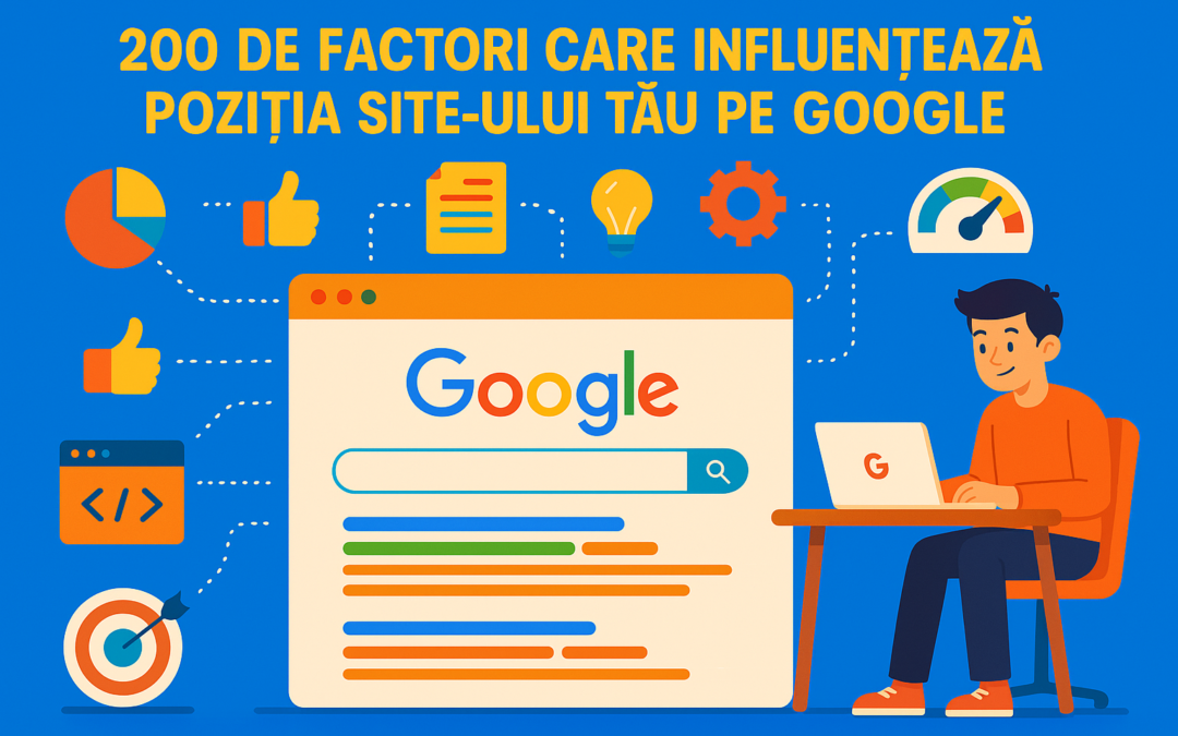 200 de factori care influenteaza pozitia site-ului tau pe Google (2025)
